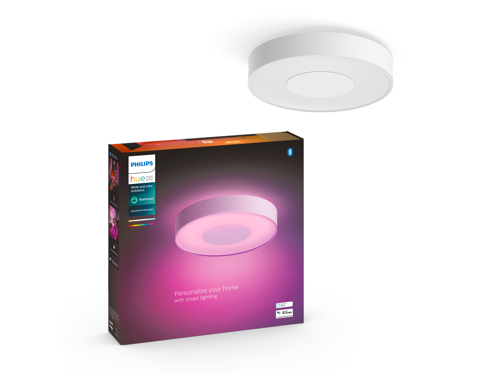 Smart loftslampe til morgenrutine hvor man kan vågne med lys