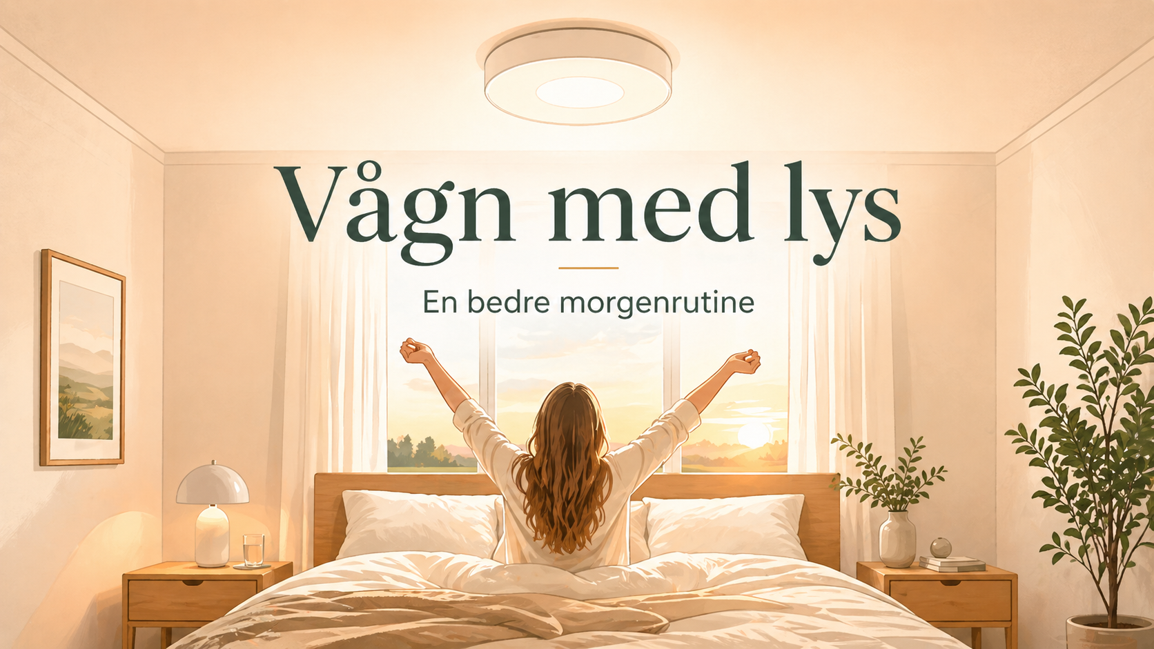 Vågn med lys morgenrutine